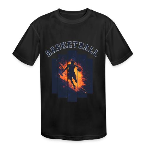 Basketball Power - Kids' Moisture Wicking Performance T-Shirt
