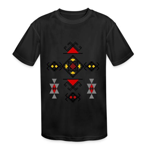 Amazigh Symbols - Kids' Moisture Wicking Performance T-Shirt