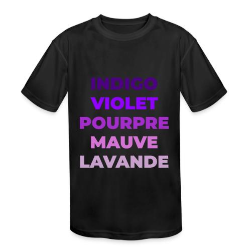 Shades of purple - Kids' Moisture Wicking Performance T-Shirt