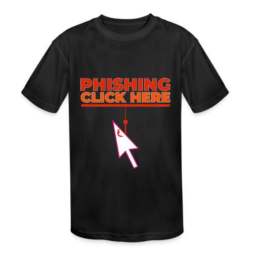 Phishing: Hooked by Deception - Kids' Moisture Wicking Performance T-Shirt
