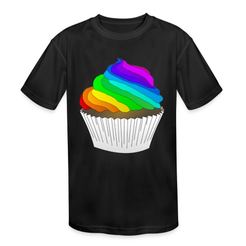 Pride Cupcake - Kids' Moisture Wicking Performance T-Shirt
