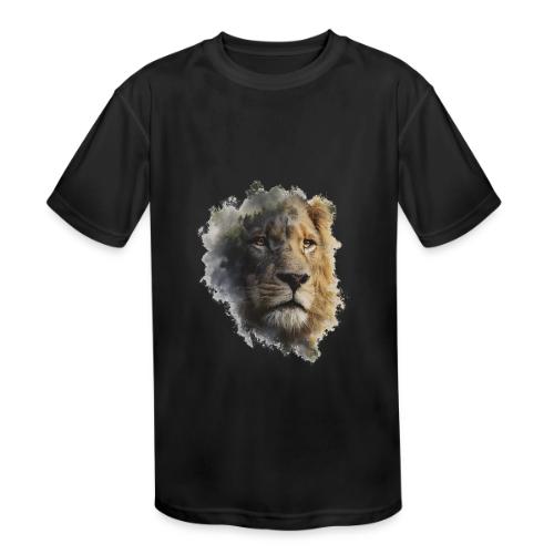 Forest-Soul Lion - Kids' Moisture Wicking Performance T-Shirt
