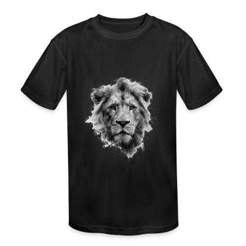 Lion: Monochrome King - Kids' Moisture Wicking Performance T-Shirt