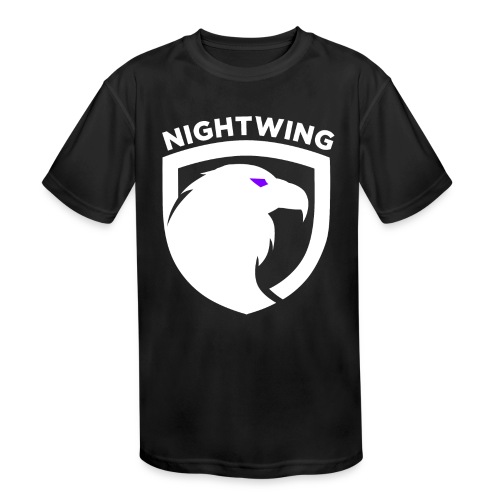 Nightwing White Crest - Kids' Moisture Wicking Performance T-Shirt