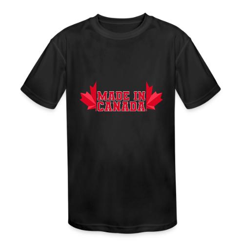 Made in Canada - Kids' Moisture Wicking Performance T-Shirt