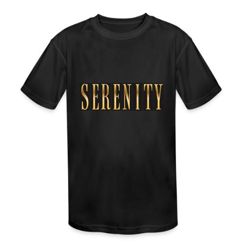 Serenity in Gold - Kids' Moisture Wicking Performance T-Shirt
