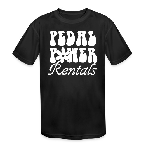 Pedal Power Rentals | Indiana Dunes - Kids' Moisture Wicking Performance T-Shirt
