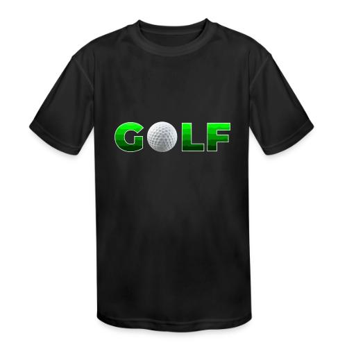 Golf Precision Wordmark - Kids' Moisture Wicking Performance T-Shirt