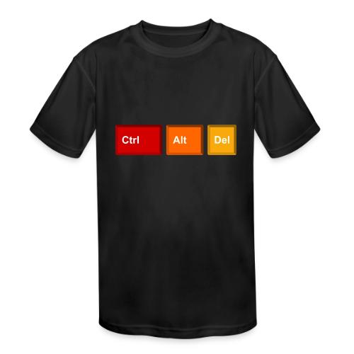 CTRL + ALT + DEL - Kids' Moisture Wicking Performance T-Shirt