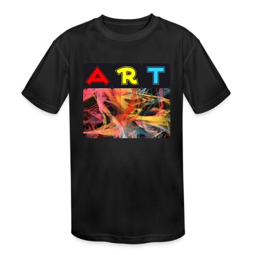 Chaotic Threads of Art - Kids' Moisture Wicking Performance T-Shirt