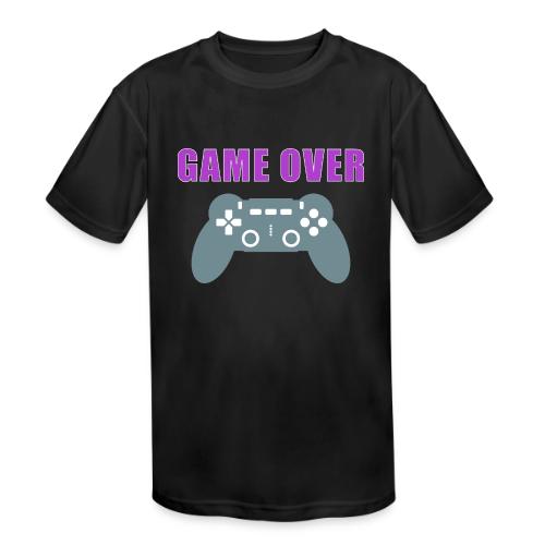 Game Over Gamer Controller Design - Kids' Moisture Wicking Performance T-Shirt