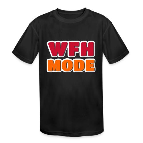 WFH Mode Remote Work Lifestyle Design - Kids' Moisture Wicking Performance T-Shirt