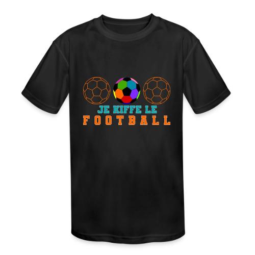 I love football - Kids' Moisture Wicking Performance T-Shirt