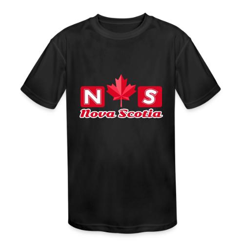 Nova Scotia, province of Canada - Kids' Moisture Wicking Performance T-Shirt
