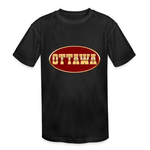 Golden Pulse – Ottawa - Kids' Moisture Wicking Performance T-Shirt
