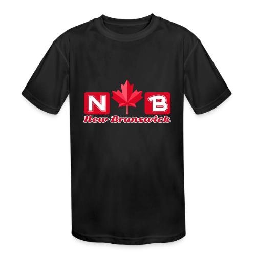 New Brunswick, province of Canada - Kids' Moisture Wicking Performance T-Shirt