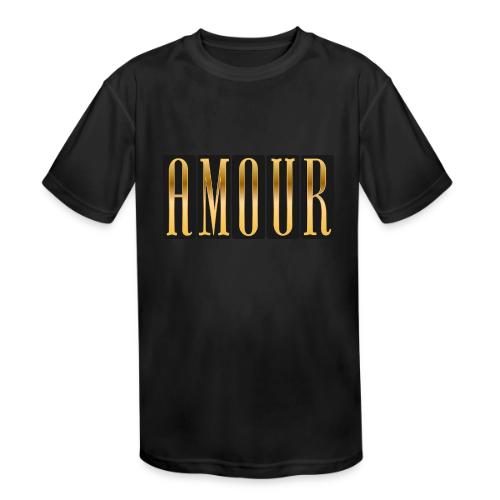 Golden Love - Kids' Moisture Wicking Performance T-Shirt