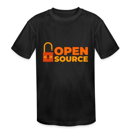 Open Source: Code is Freedom - Kids' Moisture Wicking Performance T-Shirt