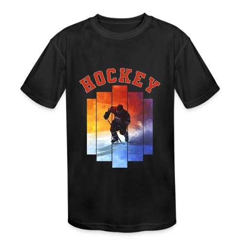 Hockey Rush - Kids' Moisture Wicking Performance T-Shirt