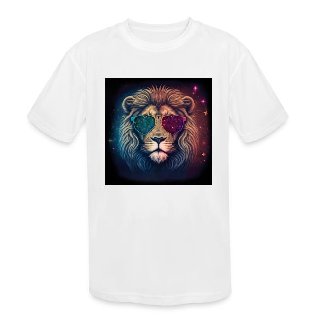 Jesus Lion of Judah wearing love glasses