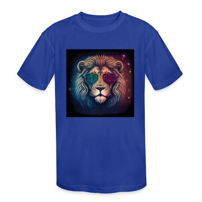 Jesus Lion of Judah wearing love glasses