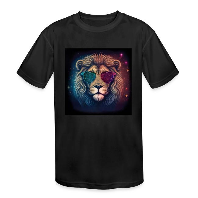 Jesus Lion of Judah wearing love glasses