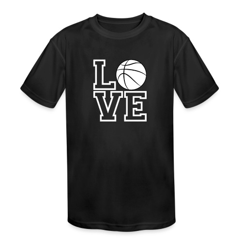 Love & Basketball - Kids' Moisture Wicking Performance T-Shirt
