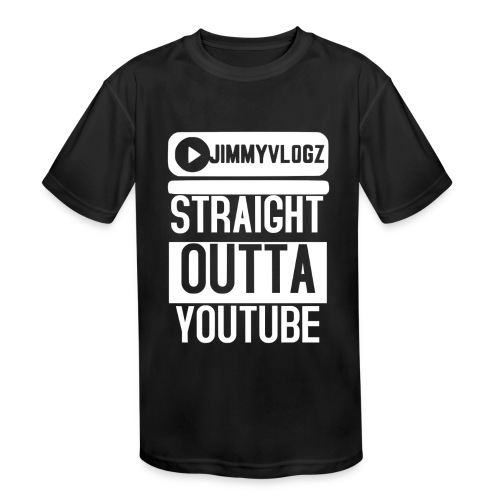 Straight Outta YouTube Merch! - Kids' Moisture Wicking Performance T-Shirt