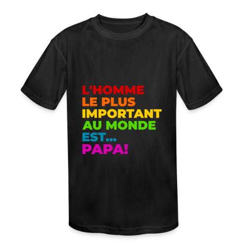 Dad: The Most Precious Man in the World - Kids' Moisture Wicking Performance T-Shirt