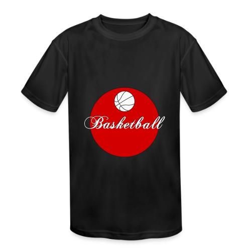 Basketball: Bold Hoops - Kids' Moisture Wicking Performance T-Shirt