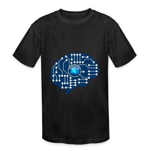 AI: Mind Wired - Kids' Moisture Wicking Performance T-Shirt