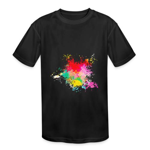 Psychedelic: Color Storm - Kids' Moisture Wicking Performance T-Shirt