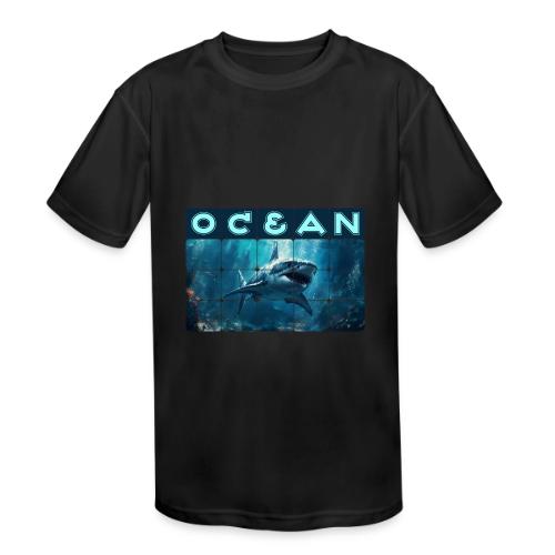 Ocean: Predator's Domain - Kids' Moisture Wicking Performance T-Shirt