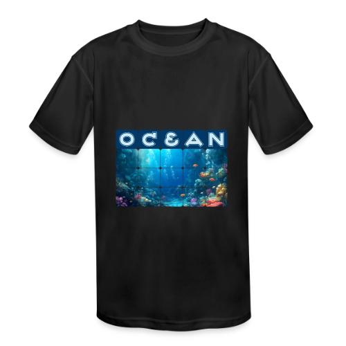 Ocean: Coral Carnival - Kids' Moisture Wicking Performance T-Shirt