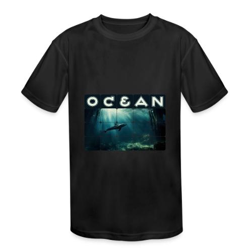 Ocean Whisper - Kids' Moisture Wicking Performance T-Shirt