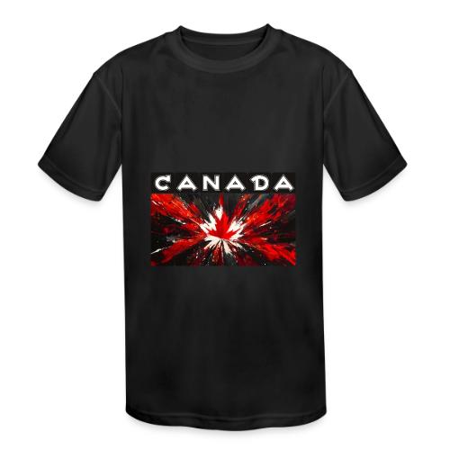 Canada Splash - Kids' Moisture Wicking Performance T-Shirt