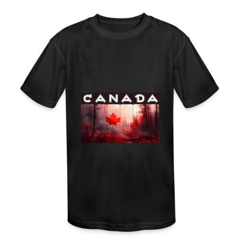 Canada Nature Vibes - Kids' Moisture Wicking Performance T-Shirt