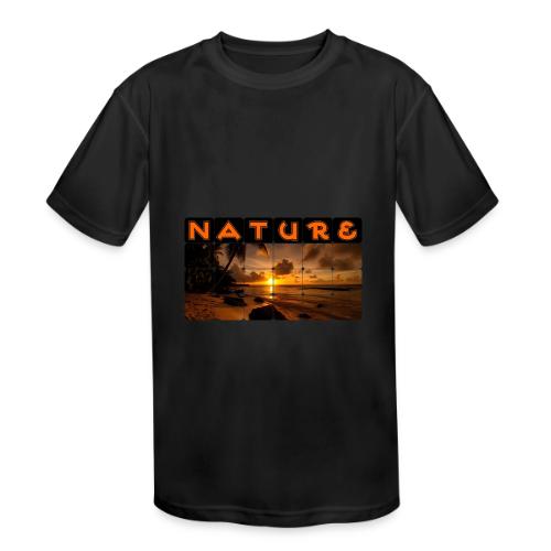 Nature: Golden Hour Escape - Kids' Moisture Wicking Performance T-Shirt