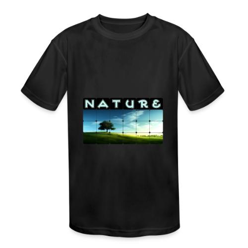 Nature: Solitary Strength - Kids' Moisture Wicking Performance T-Shirt