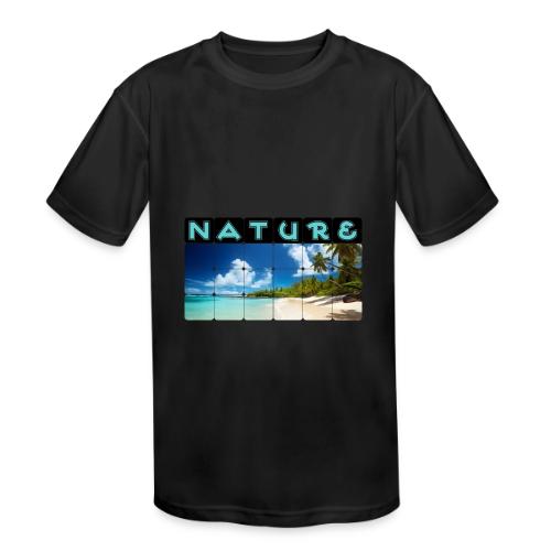 Nature: Island Bliss - Kids' Moisture Wicking Performance T-Shirt