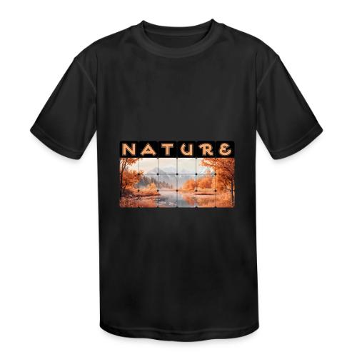 Nature: Autumn Glow - Kids' Moisture Wicking Performance T-Shirt