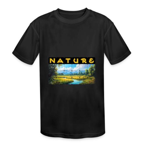 Nature: Season of Bloom - Kids' Moisture Wicking Performance T-Shirt