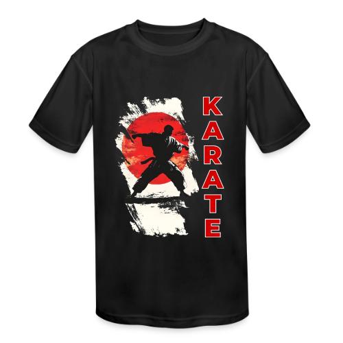 Karate: the spirit of discipline - Kids' Moisture Wicking Performance T-Shirt