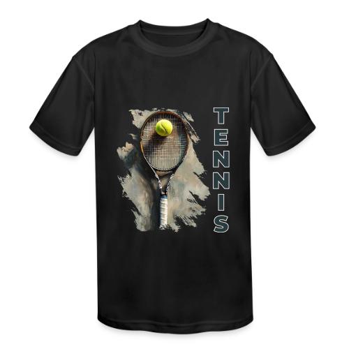 Tennis Power Play - Kids' Moisture Wicking Performance T-Shirt