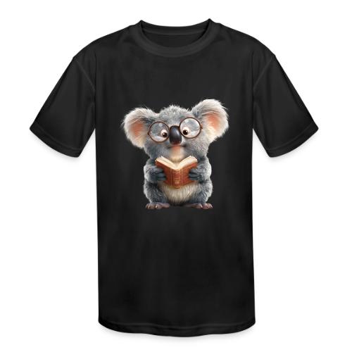 3D Gamer Koala Cozy Cartoon Design - Kids' Moisture Wicking Performance T-Shirt