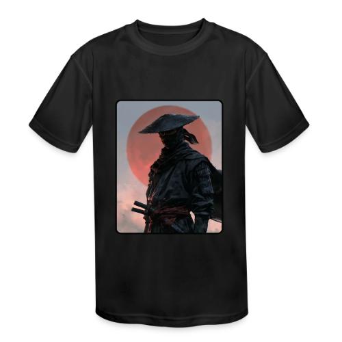 Ninja Warrior Under the Red Sun - Kids' Moisture Wicking Performance T-Shirt