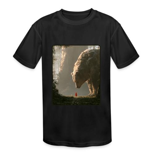 The Bear Who Found the Forest - Kids' Moisture Wicking Performance T-Shirt
