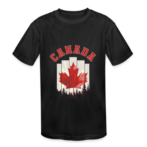 Creative Spirit of Canada - Kids' Moisture Wicking Performance T-Shirt