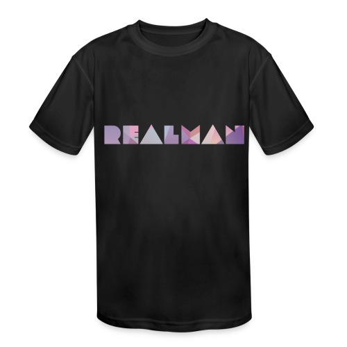 REALMAN Merch - Kids' Moisture Wicking Performance T-Shirt