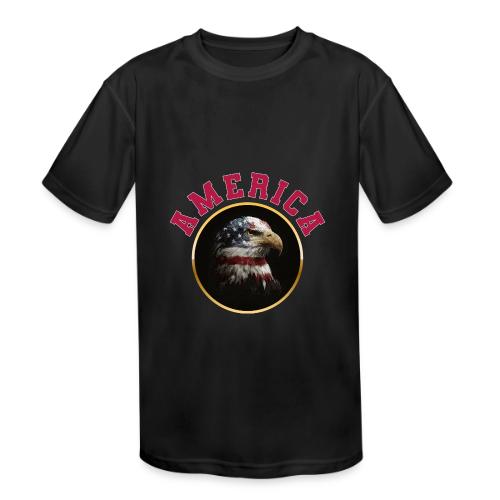 America Soars - Kids' Moisture Wicking Performance T-Shirt